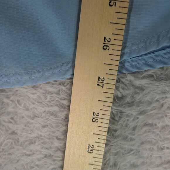 REI Performance Blouse Womens XL Blue Vented Pockets Fishing Camping Hike UPF 30 - Picture 7 of 11